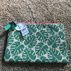 Loft small lined swim suit bag .